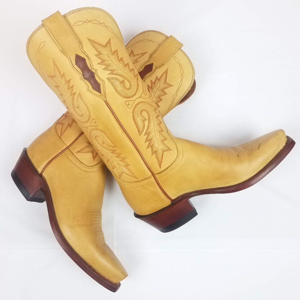 Luchesse 1883 Snip Toe Western Cowboy Boots